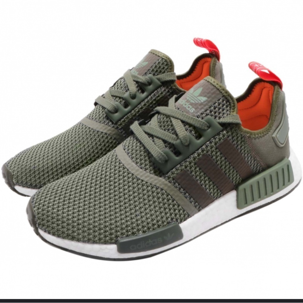 adidas Green and Orange Athletic Shoes